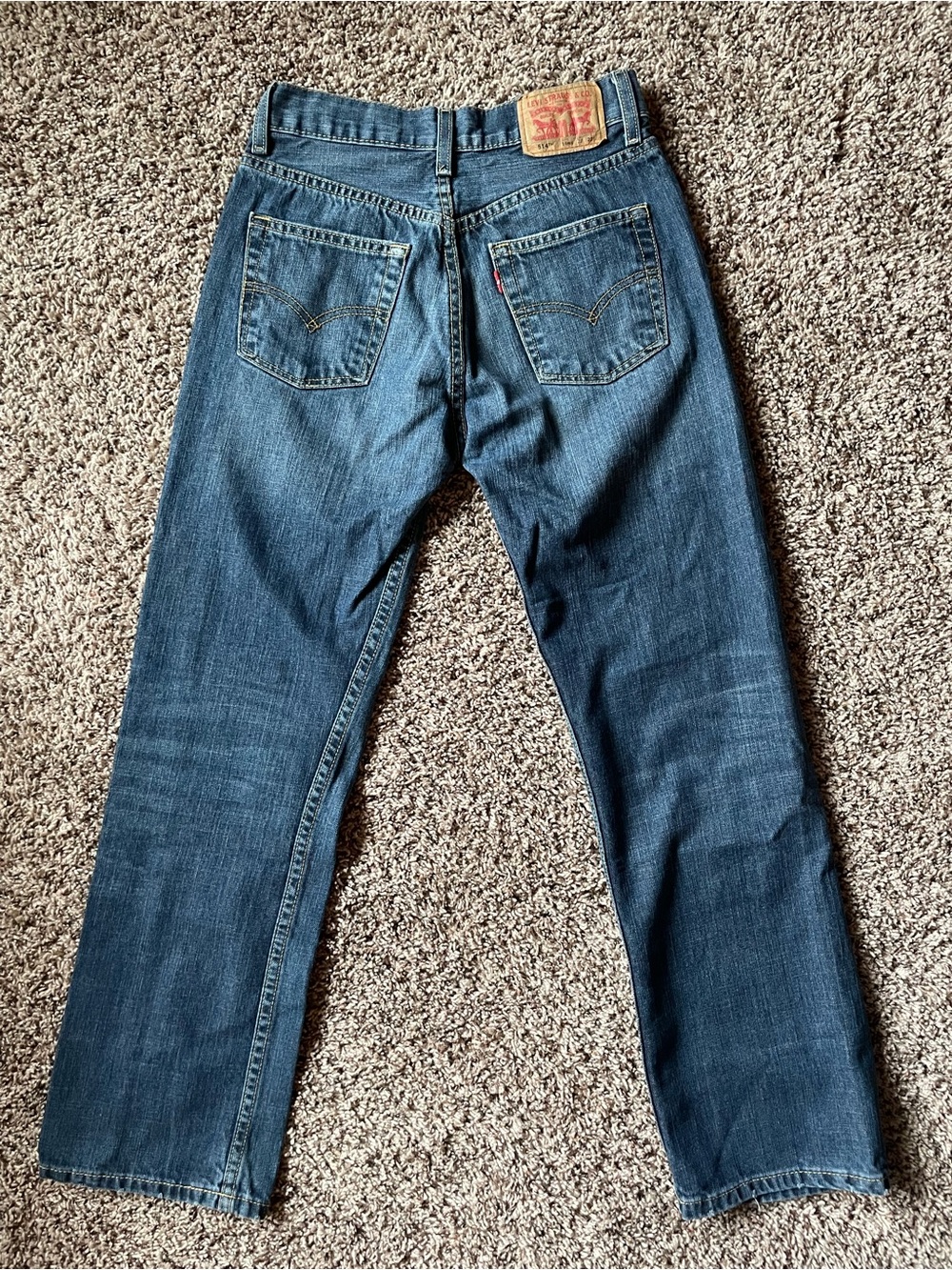 Levi’s 514 Straight Leg Jeans Boys Size 14 Regular (27x27)